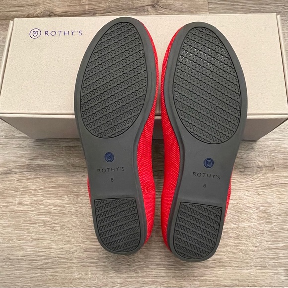 NIB Retired Rothy’s Flat sz8 in Ruby - Picture 5 of 7